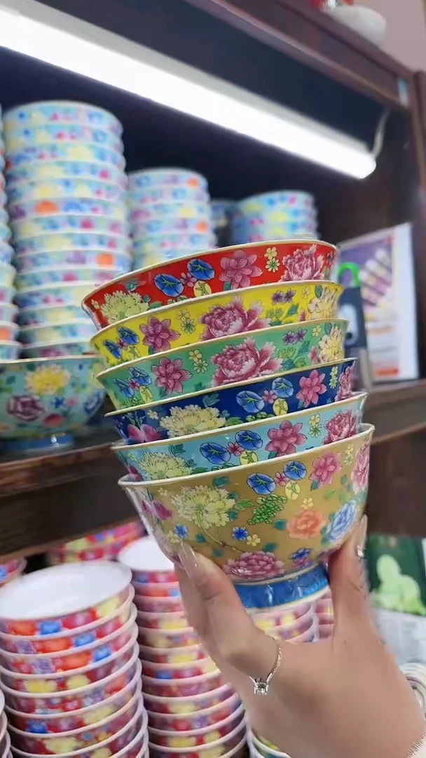 【闪购商品】瓷片5英寸饭碗6个景德镇陶瓷