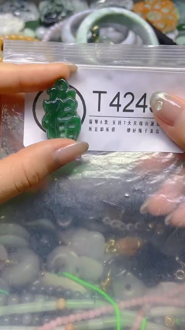 翡翠未镶嵌颈饰/T/翡翠A货,一件也是批发价