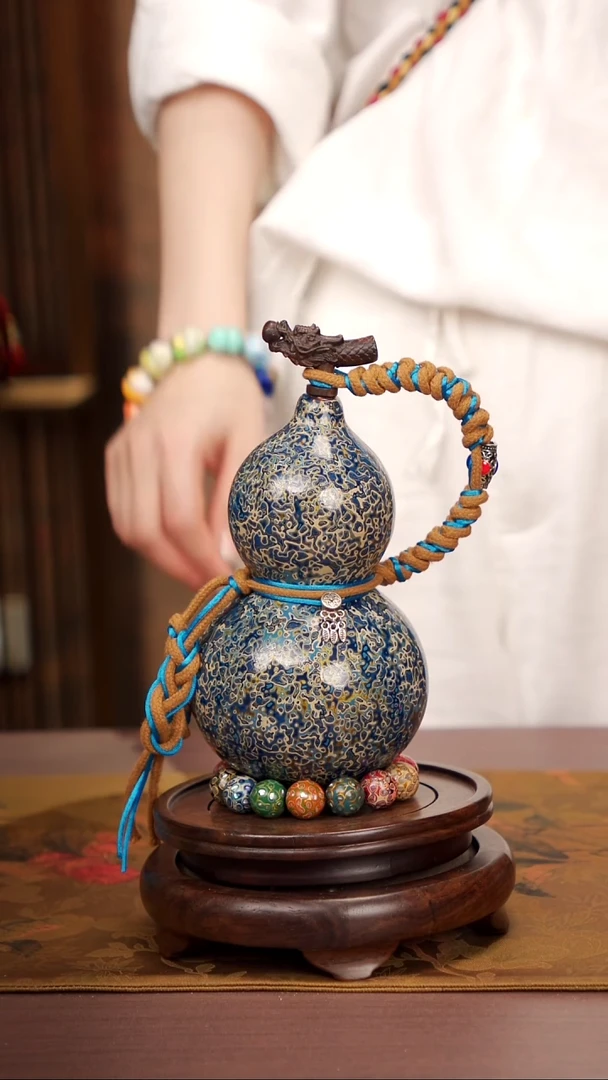 141易林高端工艺大漆酒葫芦--388