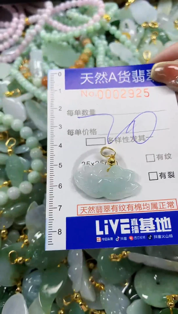 颈饰未镶嵌翡翠天然A货翡翠