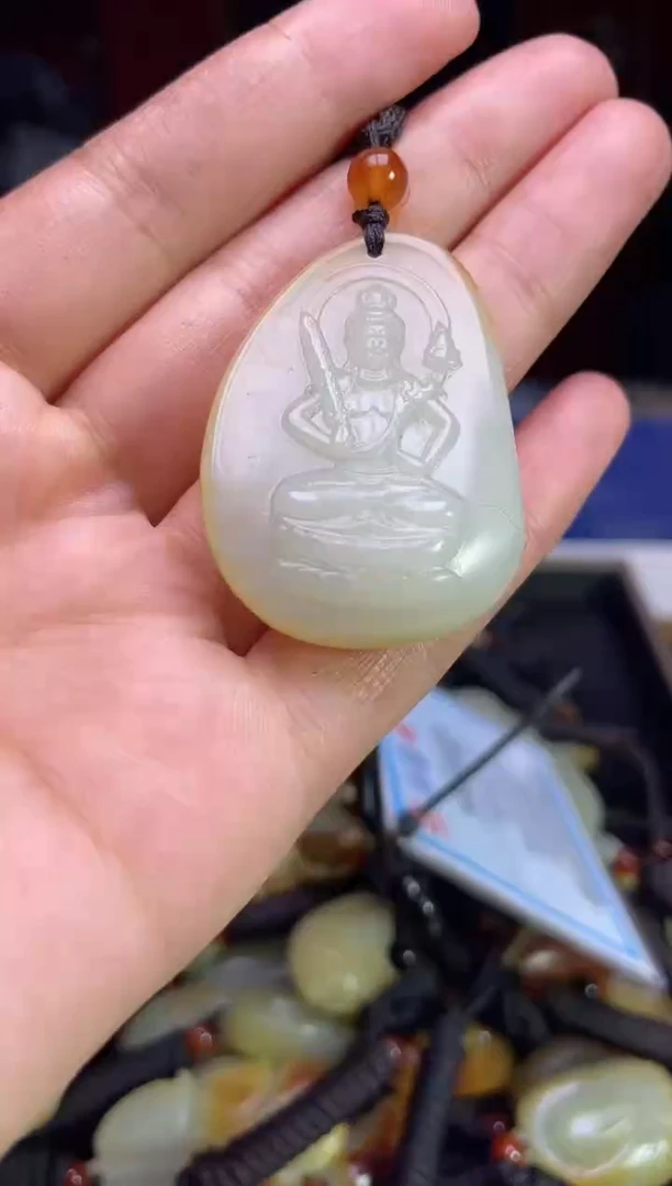 颈饰未镶嵌和田玉123