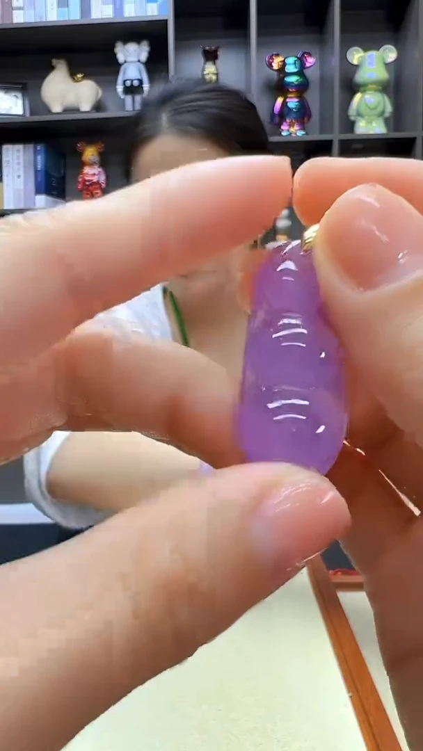 翡翠14K金镶嵌颈饰沉白diy劲饰