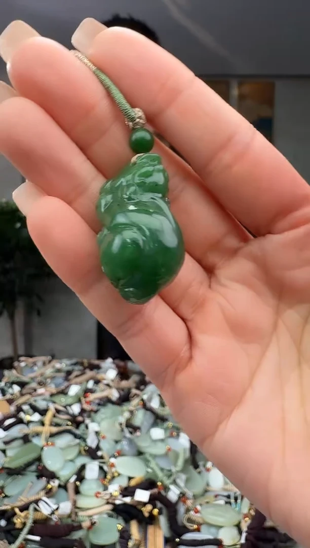 颈饰未镶嵌和田玉拍一发一多样性发货