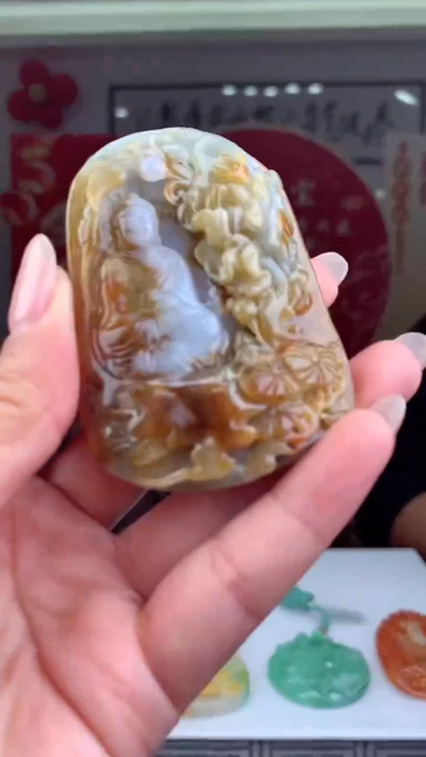 【闪购商品】定制翡翠未镶嵌天然A货翡翠（拍一发一)