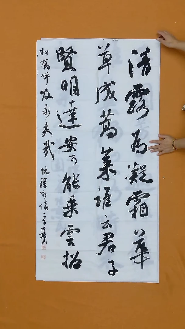书法张惠民 江西人 天津理S 68*138
