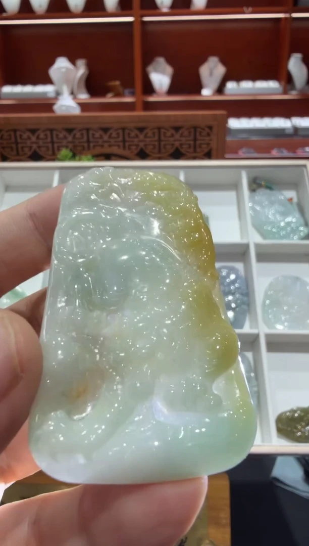 未镶嵌挂件翡翠A货翡翠多样性孤品