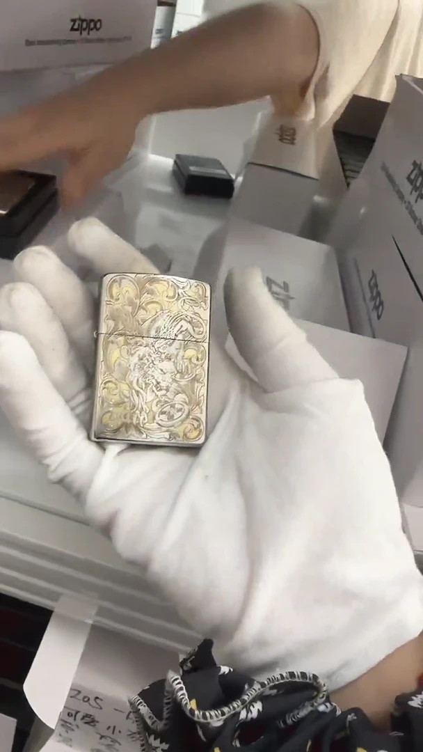 铜zippo打火机官方正品七夕 +一周年年庆 貔貅锦鲤