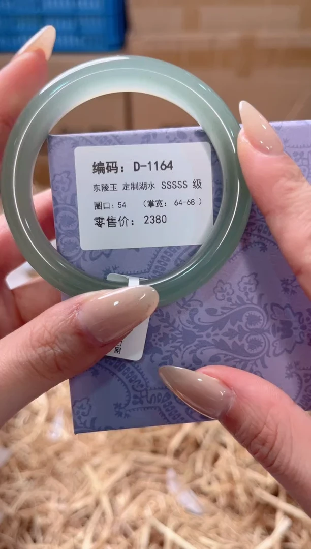 未镶嵌手镯石英质玉D-1164