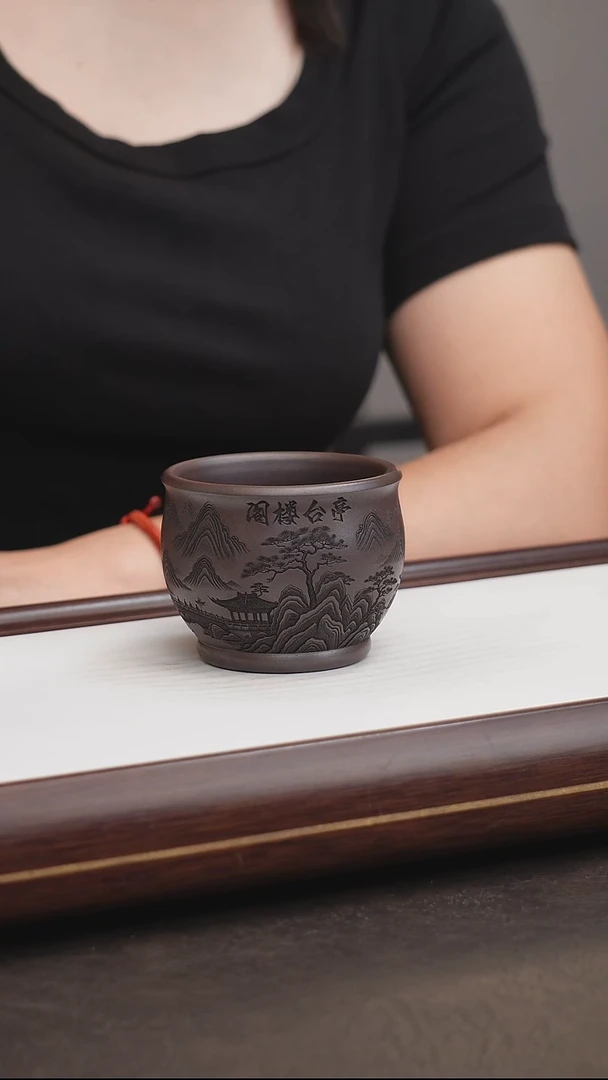 茶壶紫砂亭台楼阁杯