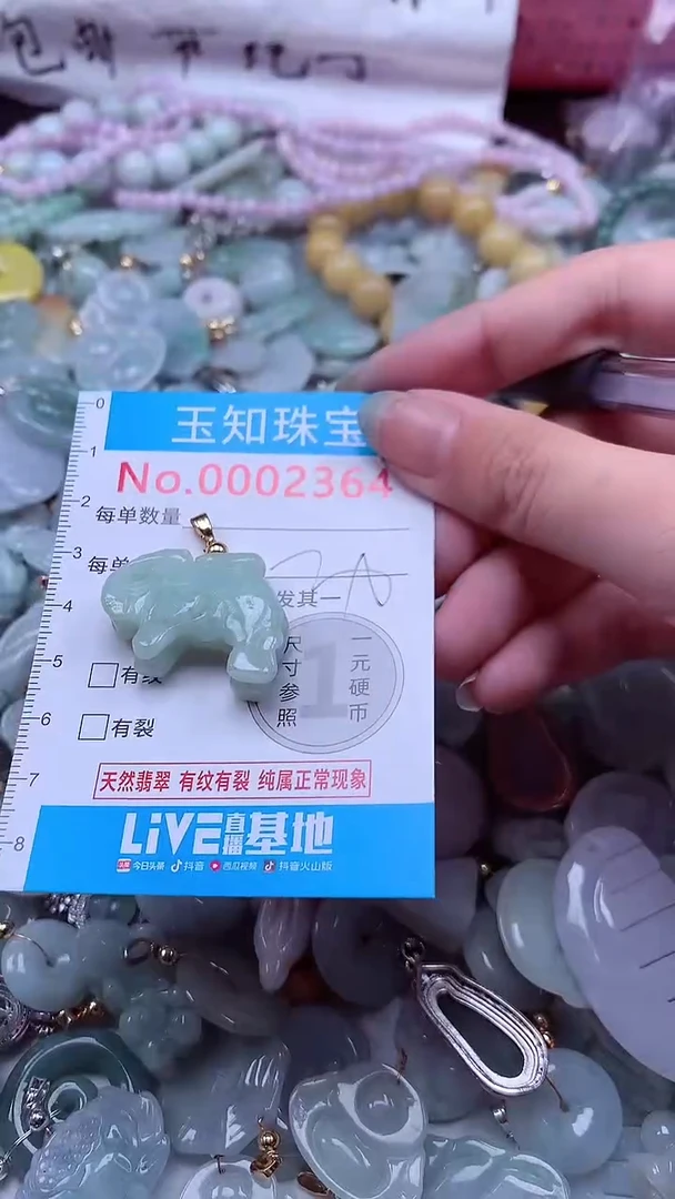 翡翠未镶嵌吊坠(不含链)2364