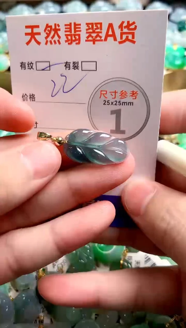 翡翠未镶嵌颈饰23000236
