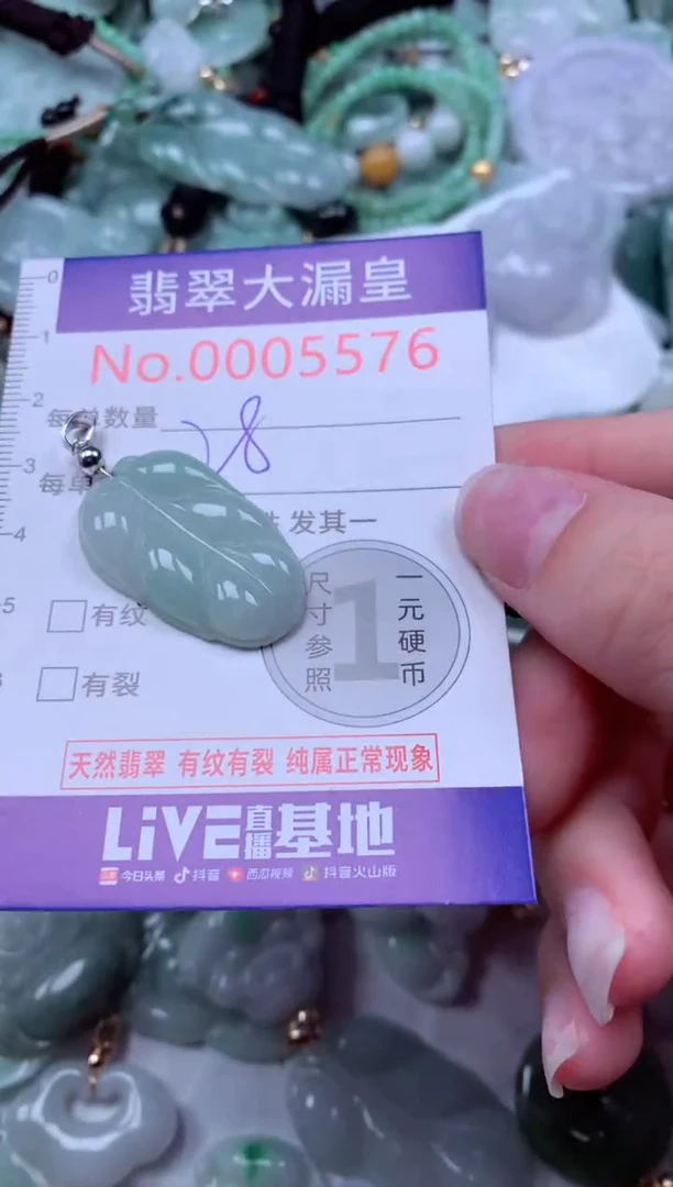 吊坠(不含链)未镶嵌翡翠5576