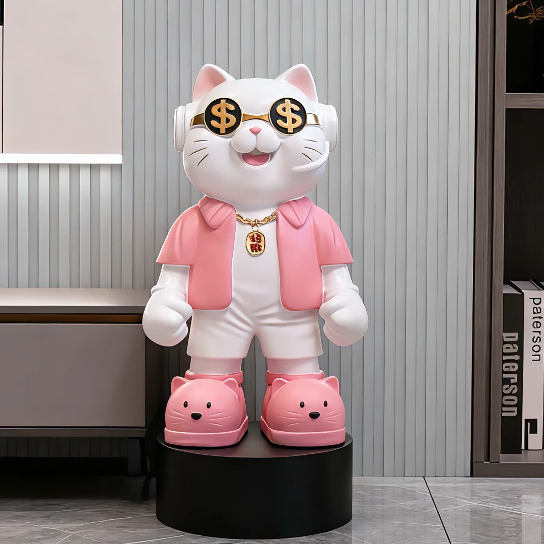 招财猫2025新款客厅大摆件店铺门店开业送礼家用旺宅收银台装饰品