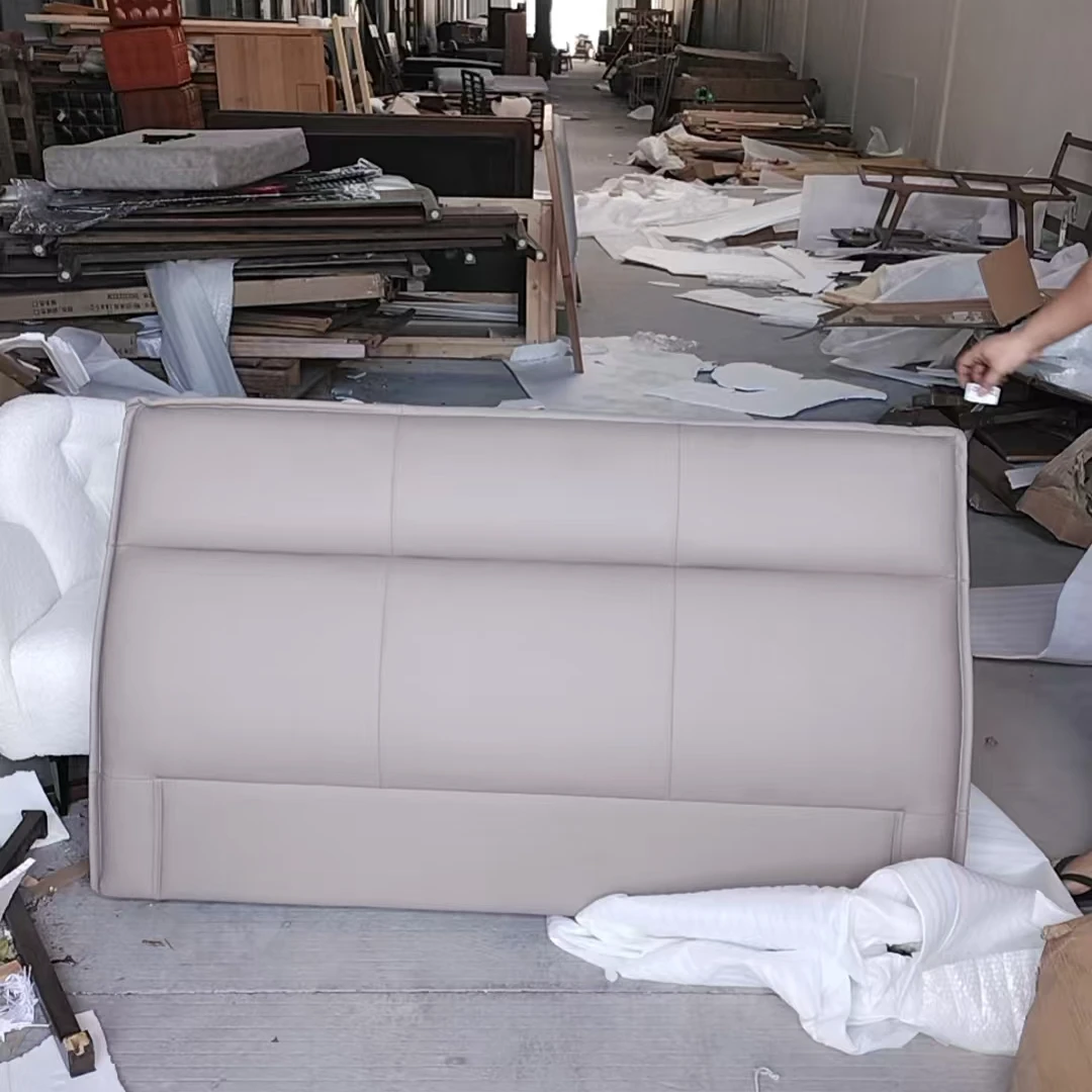 P684（完整床）接触面皮艺床【不包安装】库存尾货（一楼）4701