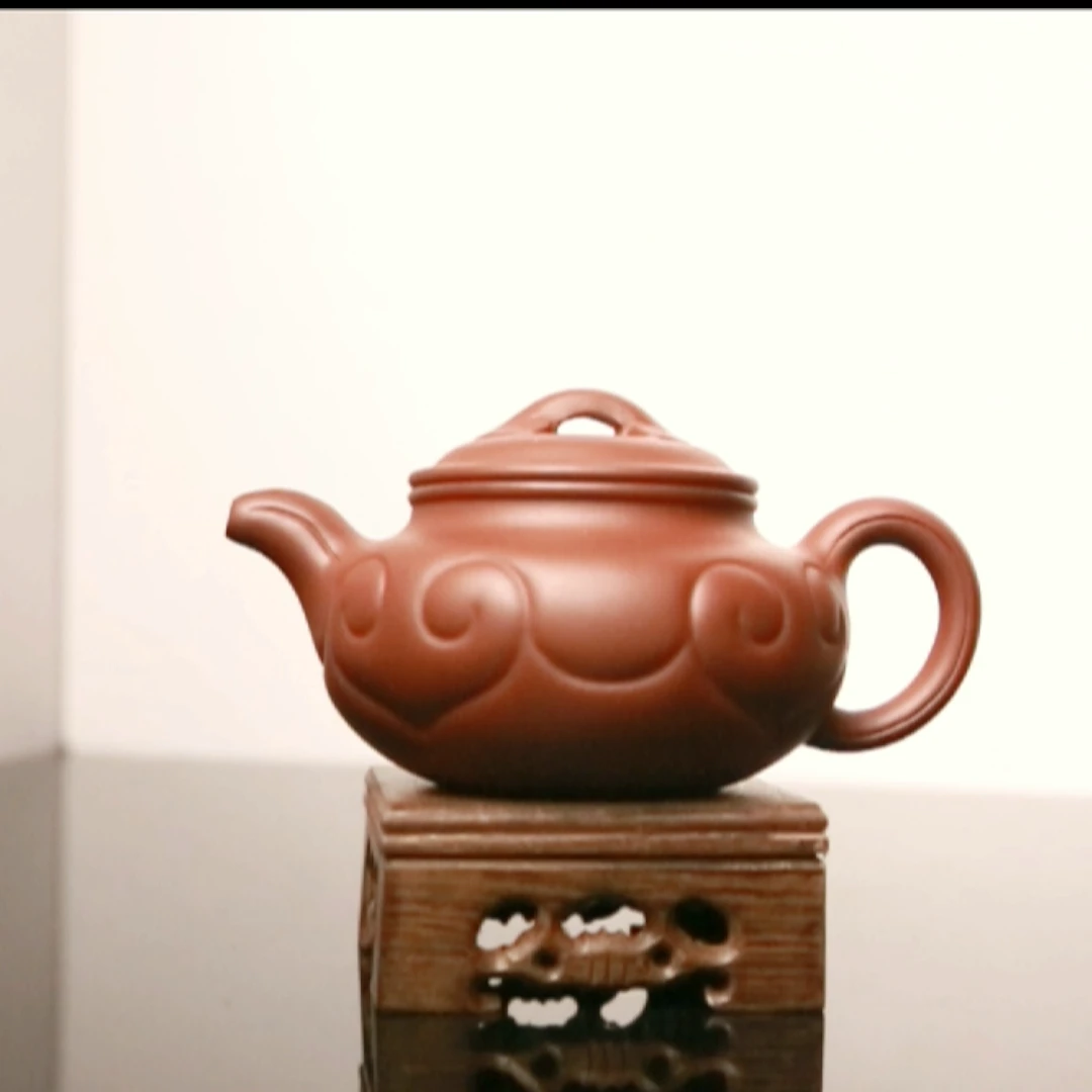 068 仿古如意 280cc 紫砂壶