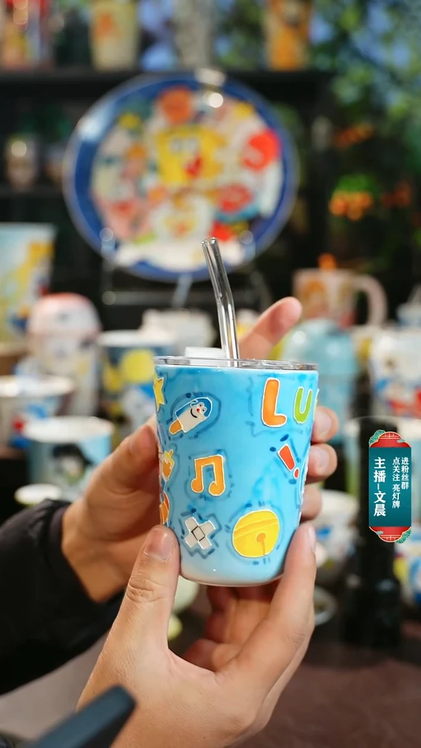 景德镇高温釉下彩纯手工手绘