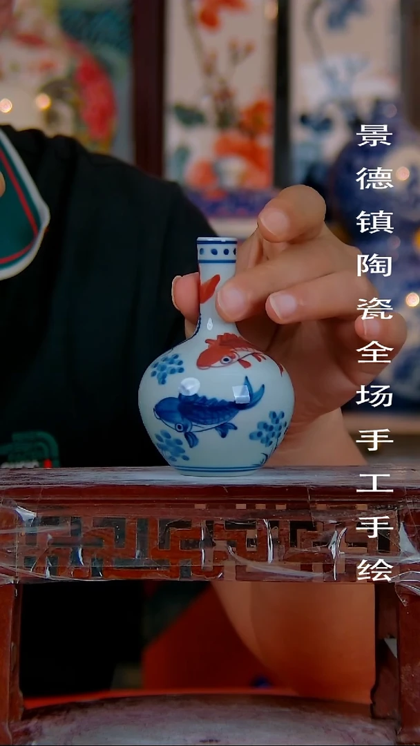 摆件景德镇陶瓷 全场手工手绘