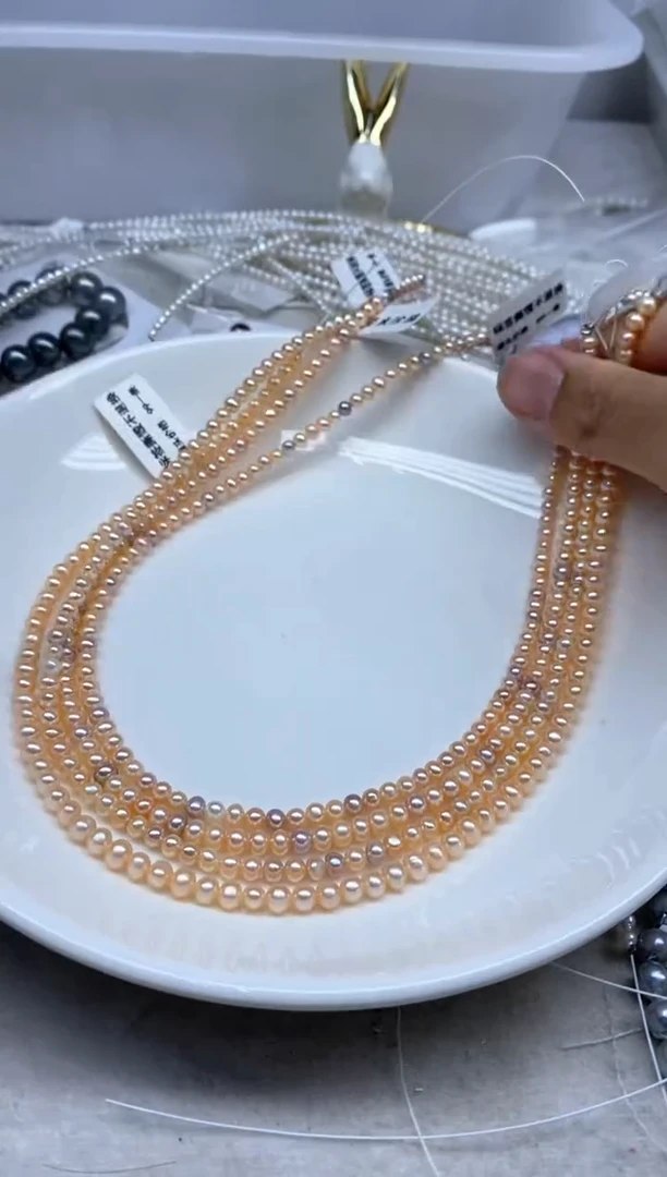 颈饰未镶嵌淡水珍珠4-5 多样性发货，发1条