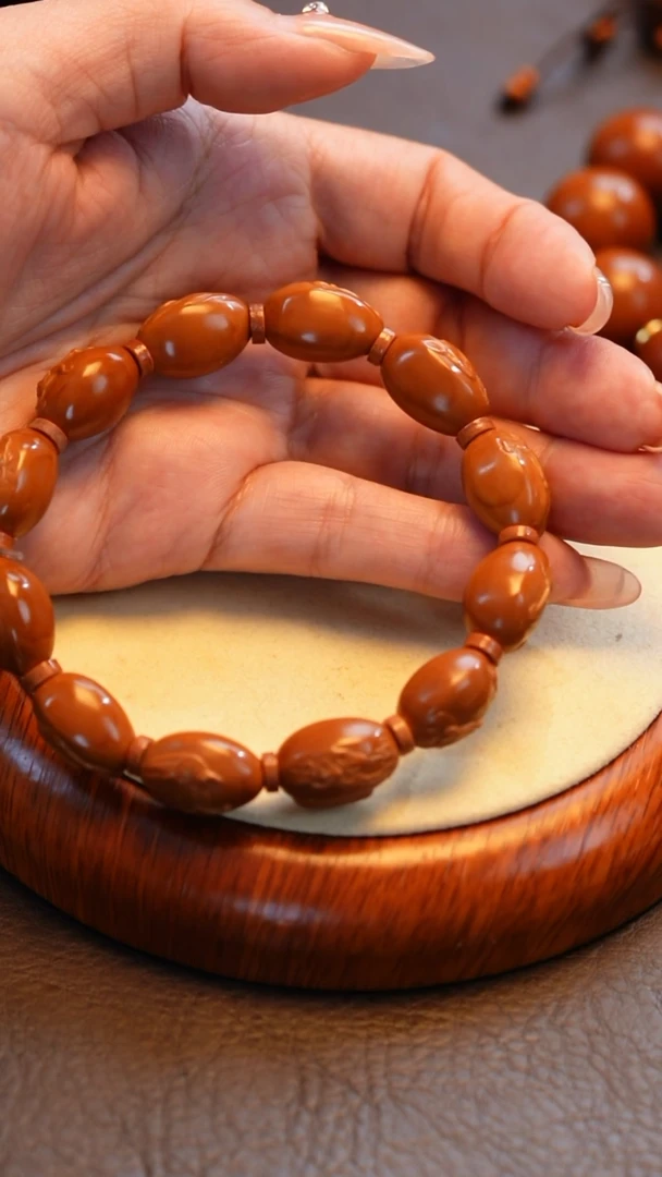橄榄核手串/手链风苏工核雕手串