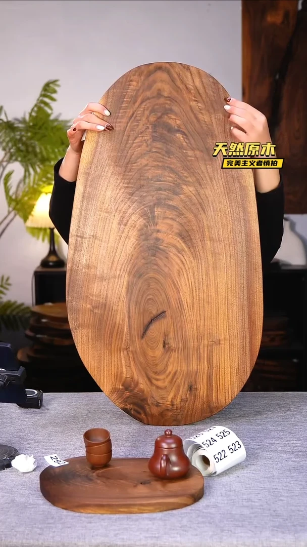 木北美黑胡桃原木.干裂疤结不属于商品质量问题完美主义者慎拍