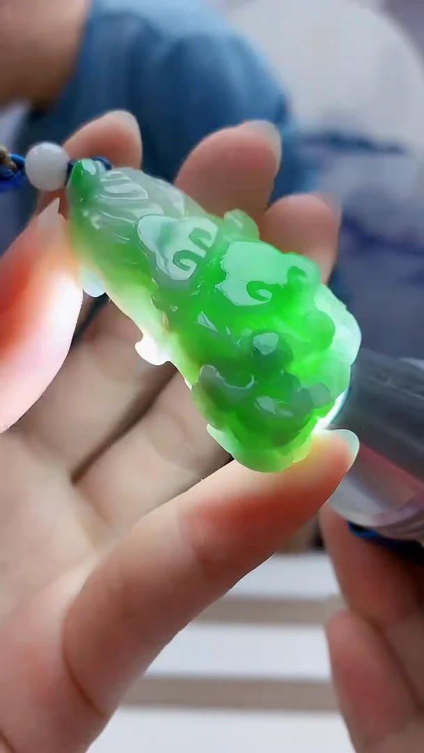 未镶嵌定制翡翠5175ry-毛货挂件52