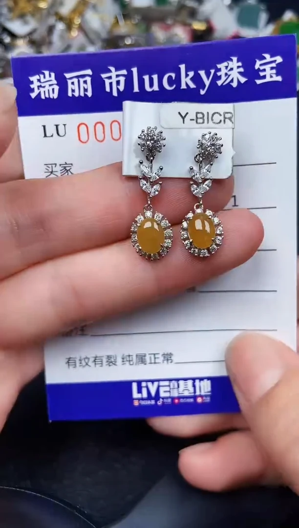 翡翠银S925镶嵌颈饰2334
