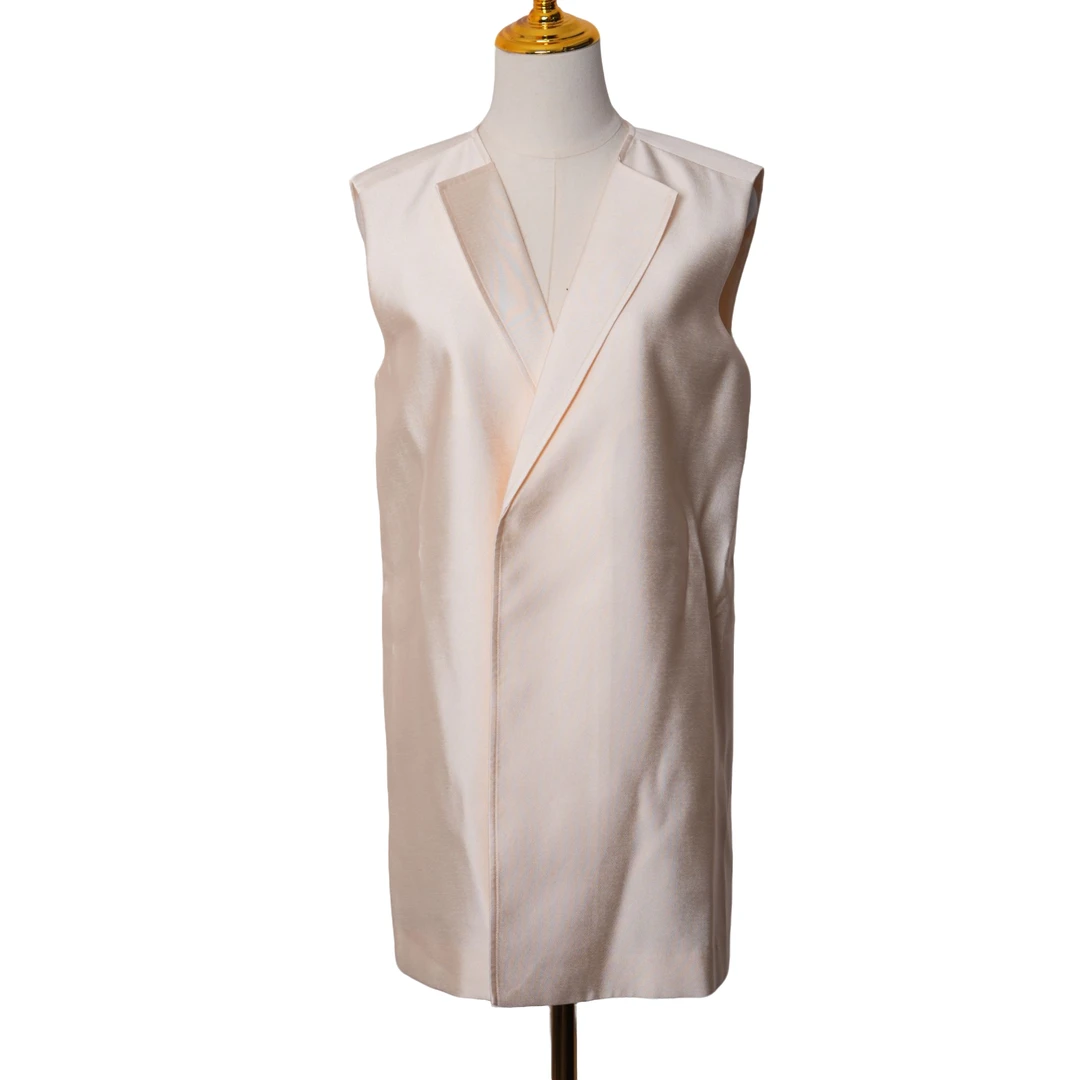 柏总衣橱 | 缎面高级感无袖上衣 S141