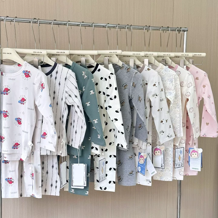 2025款男童女童家居服秋冬套装5296