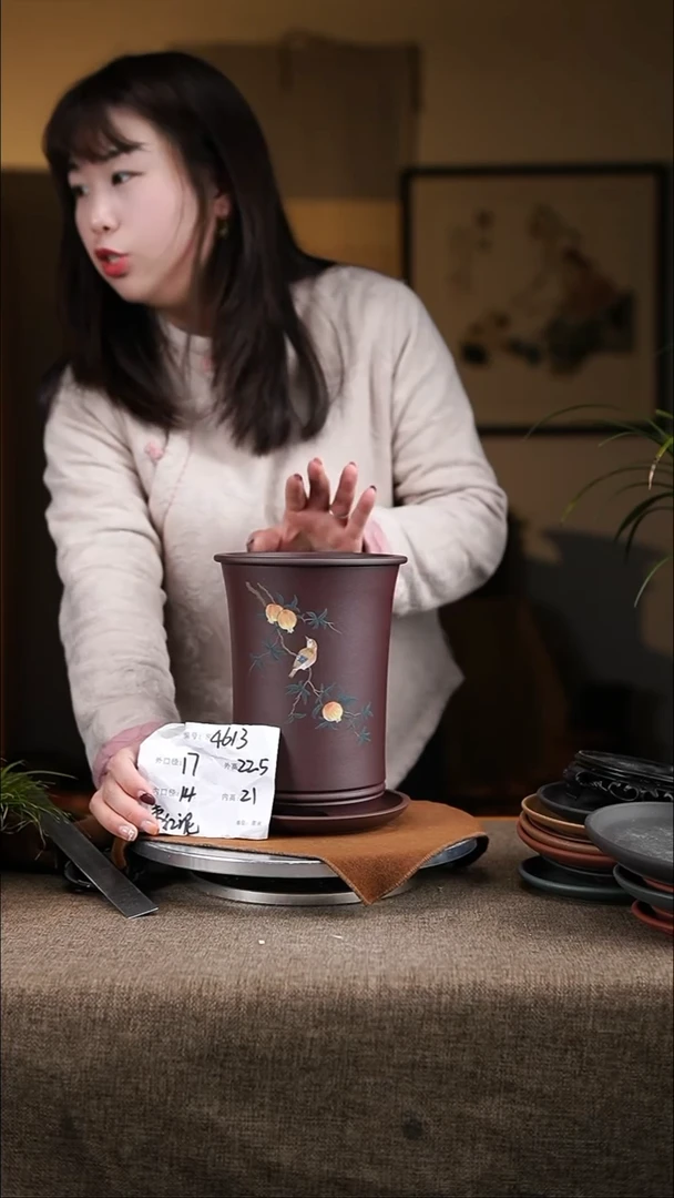 【闪购商品】紫砂花盆紫砂花盆4613+z