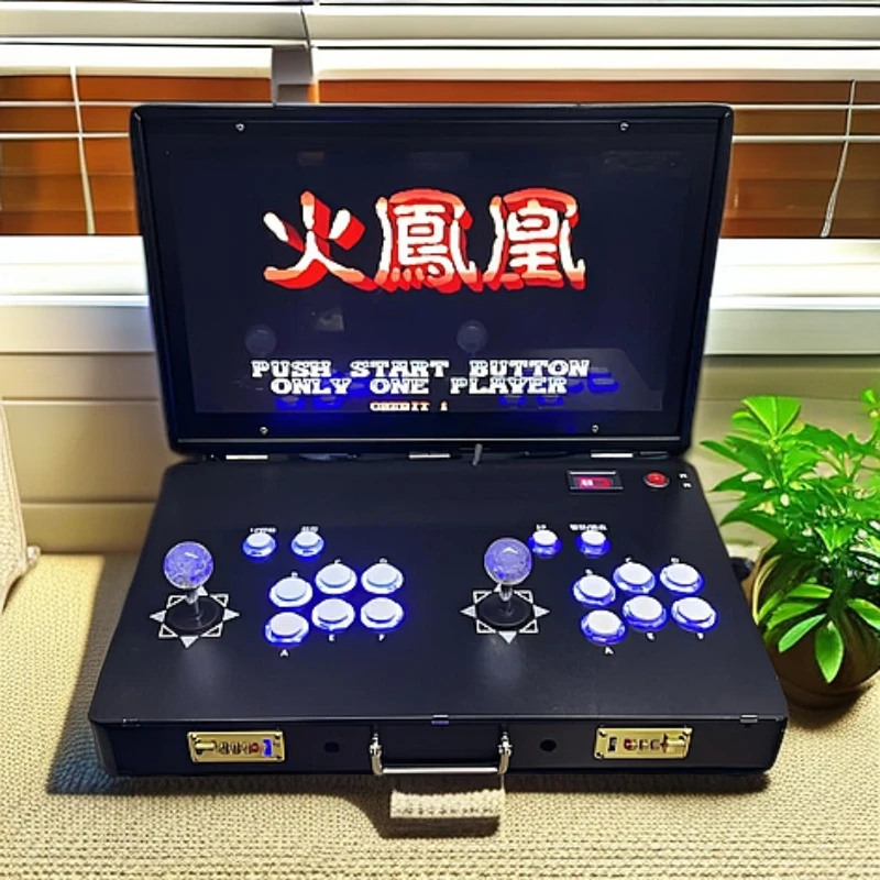 新款便携式游戏机家用游戏机怀旧游戏机双人单机游戏机街机摇杆