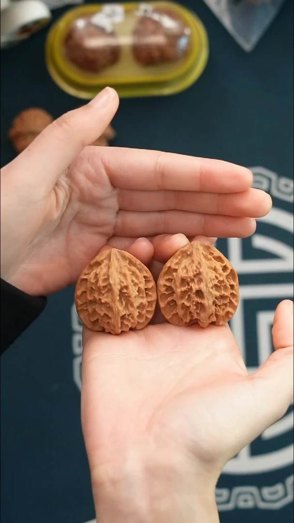 吊坠文玩核桃三角苹果园39.5全