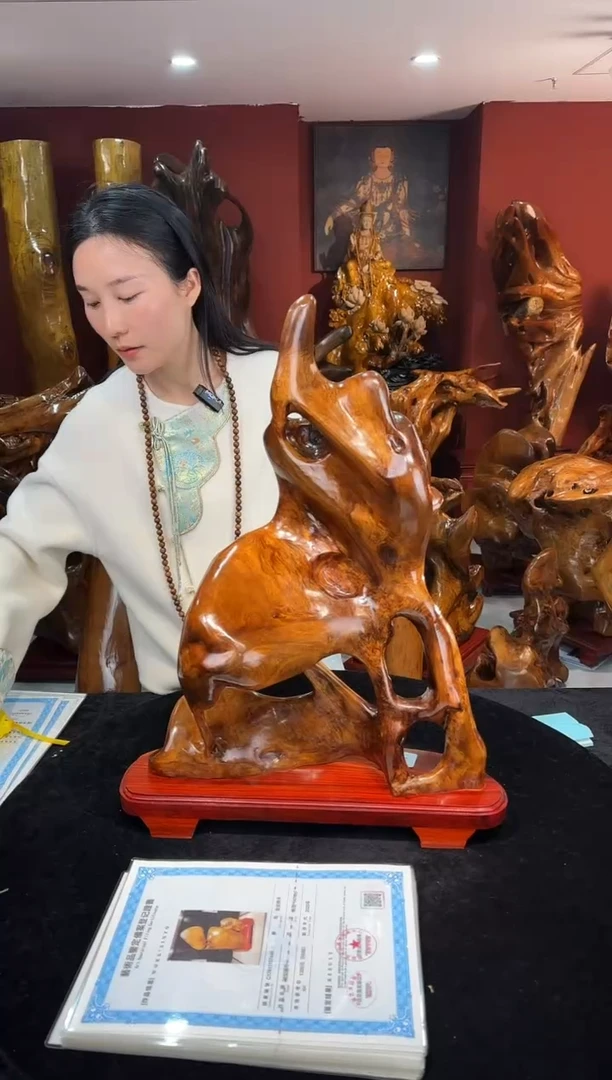 金丝楠金丝楠木随形孤品摆件333