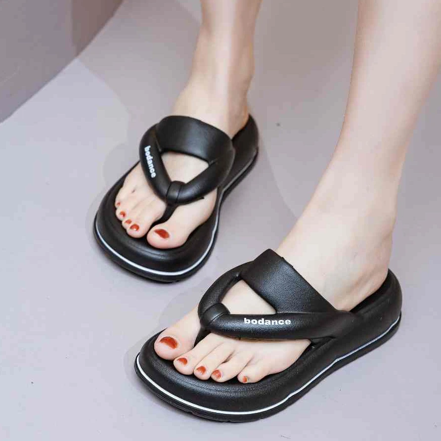人字拖女款2025新款夏季外穿厚底夹脚凉拖鞋踩屎感防滑防臭沙滩鞋
