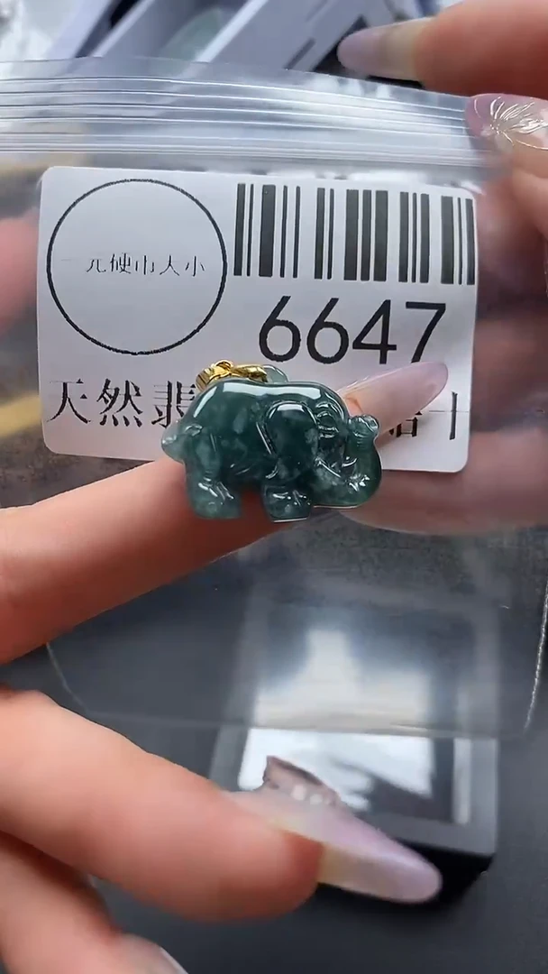 吊坠(不含链)未镶嵌翡翠6647