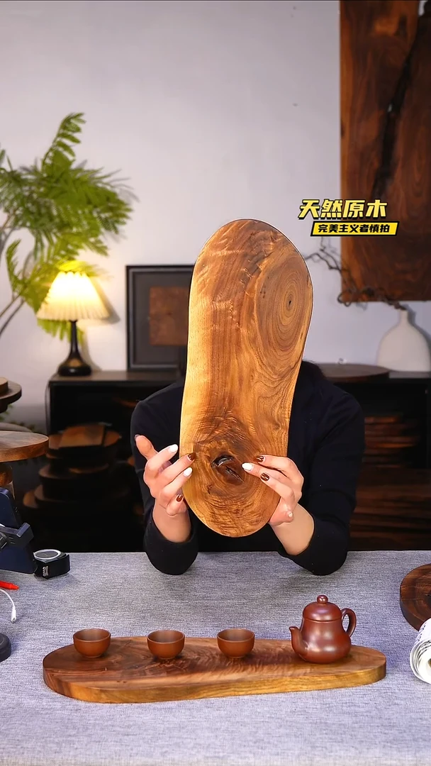木北美黑胡桃原木.干裂疤结不属于商品质量问题完美主义者慎拍