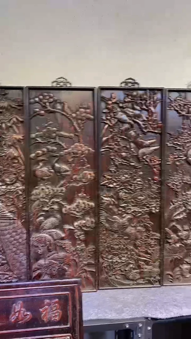 木紫檀雕刻一物一拍