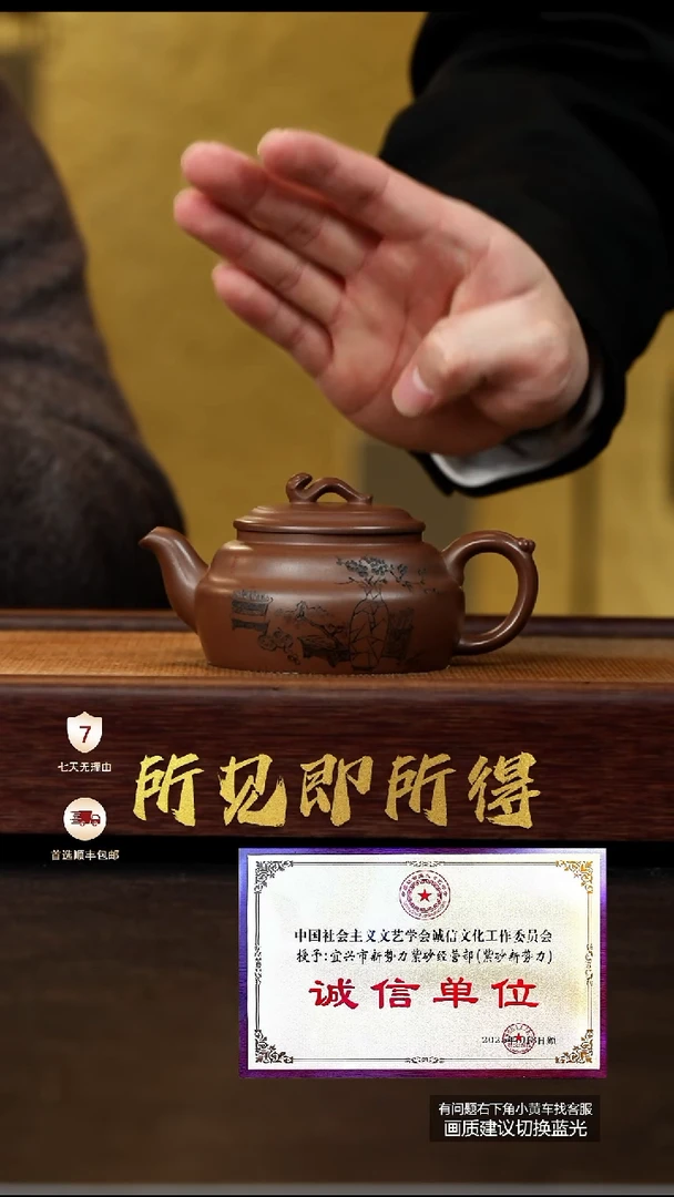 茶壶紫砂蒋工堂原矿深井底槽清如意君德