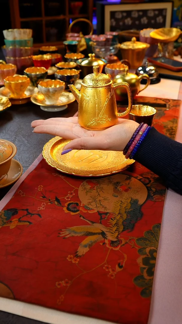 茶杯紫砂【宜景窑系列】金壶