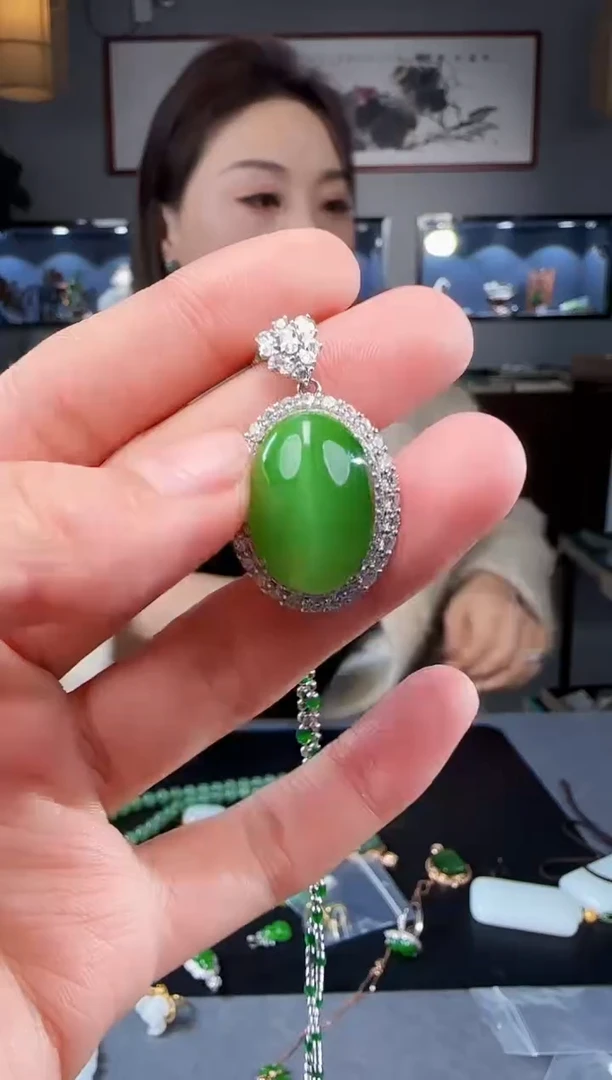 【闪购商品】和田玉吊坠(不含链)银S925镶嵌1