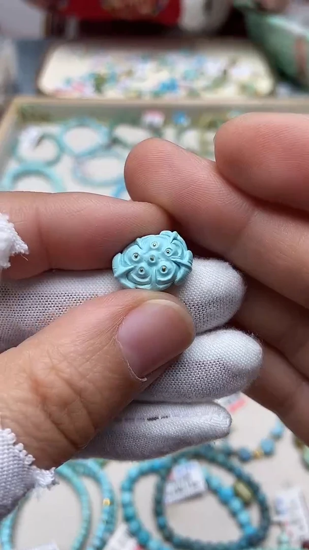 未镶嵌绿松石挂件82