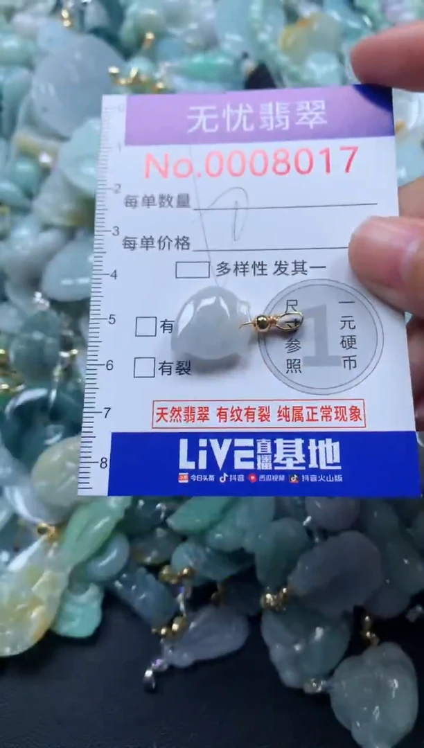 颈饰未镶嵌翡翠8017
