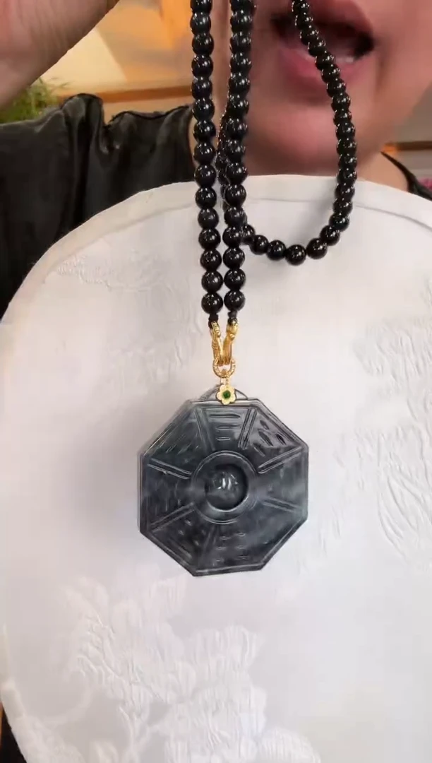 颈饰未镶嵌翡翠国风