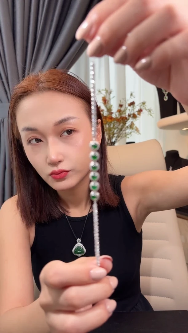 未镶嵌手链翡翠手链