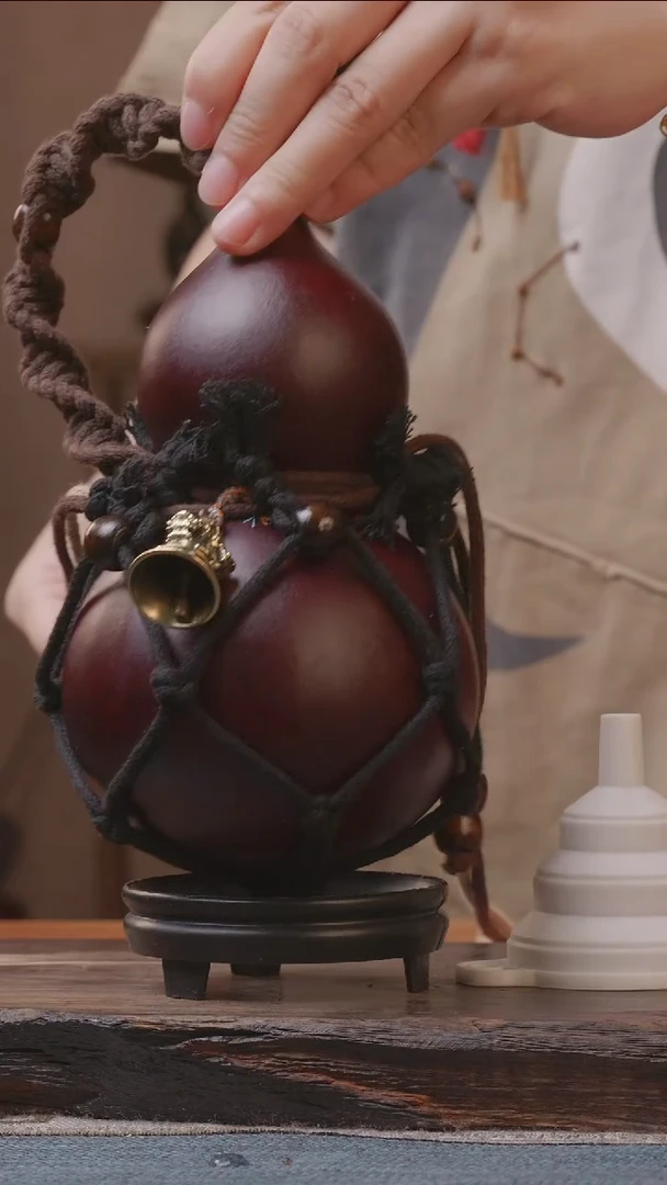 1373号精品大漆葫芦防腐防渗装水茶酒