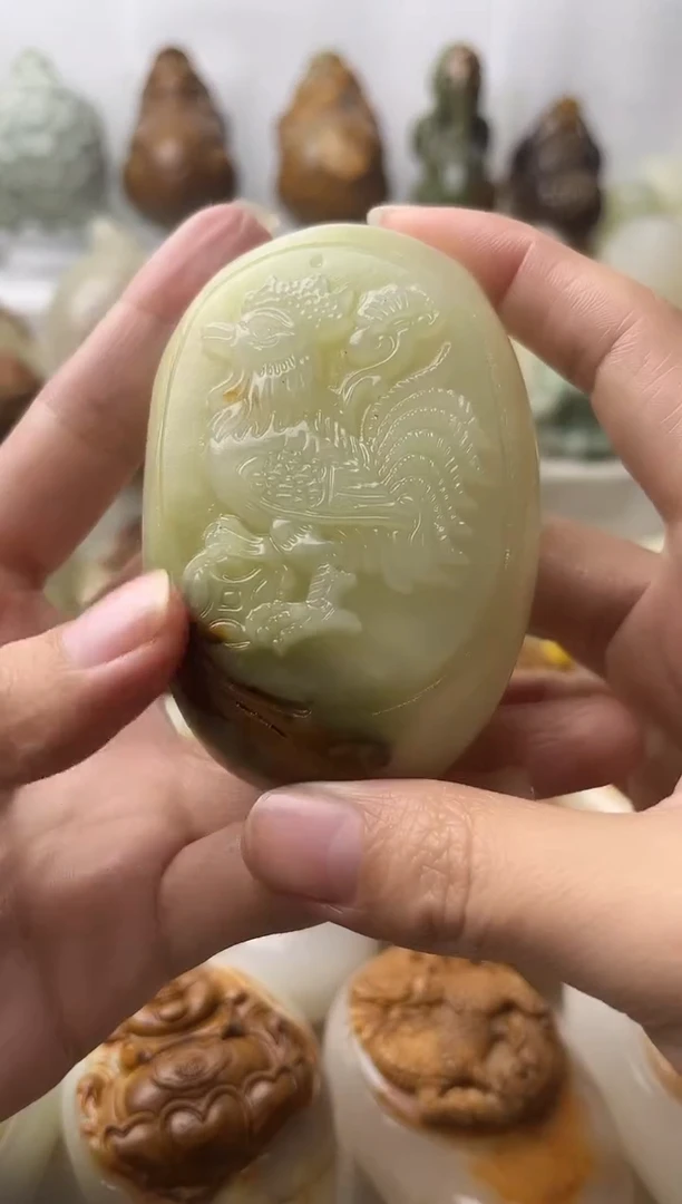 石材古青石棉纹正常不退换鸡微瑕