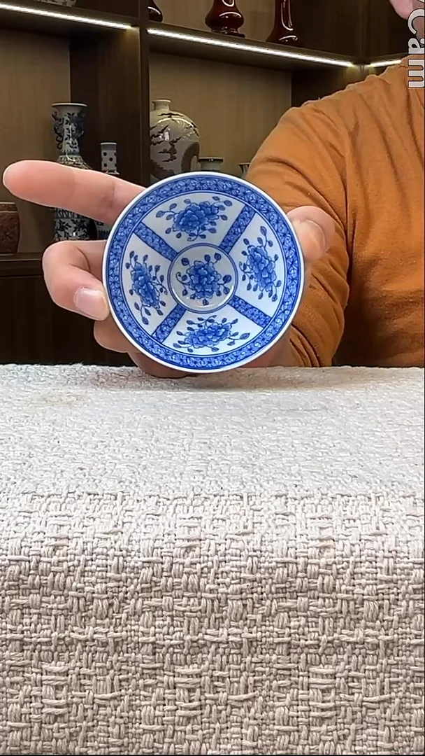 瓷片景德镇毛仔柴窑杯