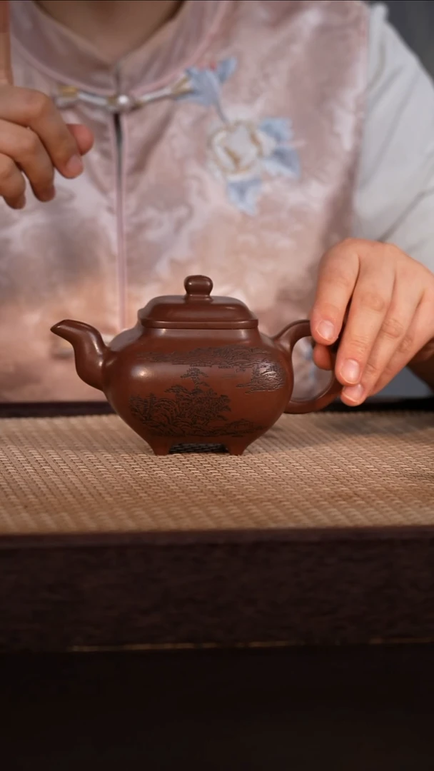 茶壶紫砂紫泥 300cc