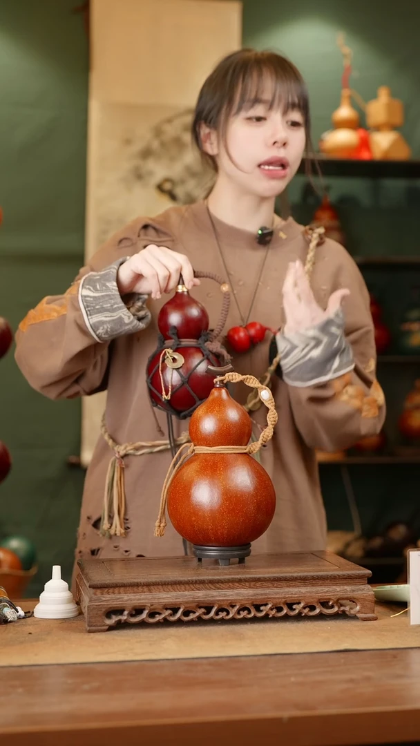 108号精品天然大漆酒葫芦一物一拍~