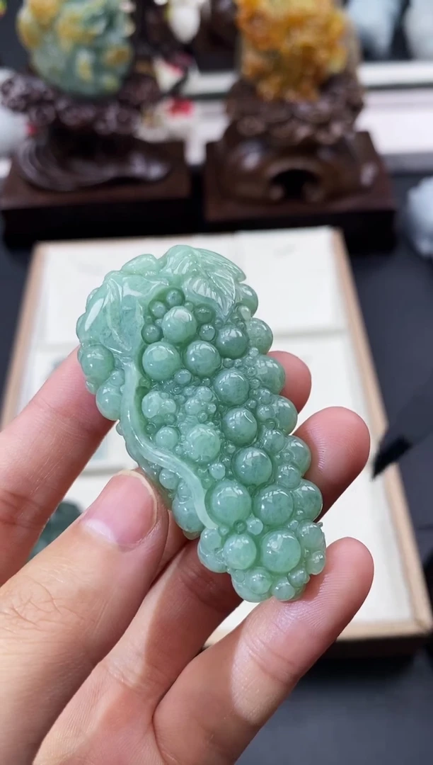 颈饰未镶嵌翡翠天然缅甸A货翡翠