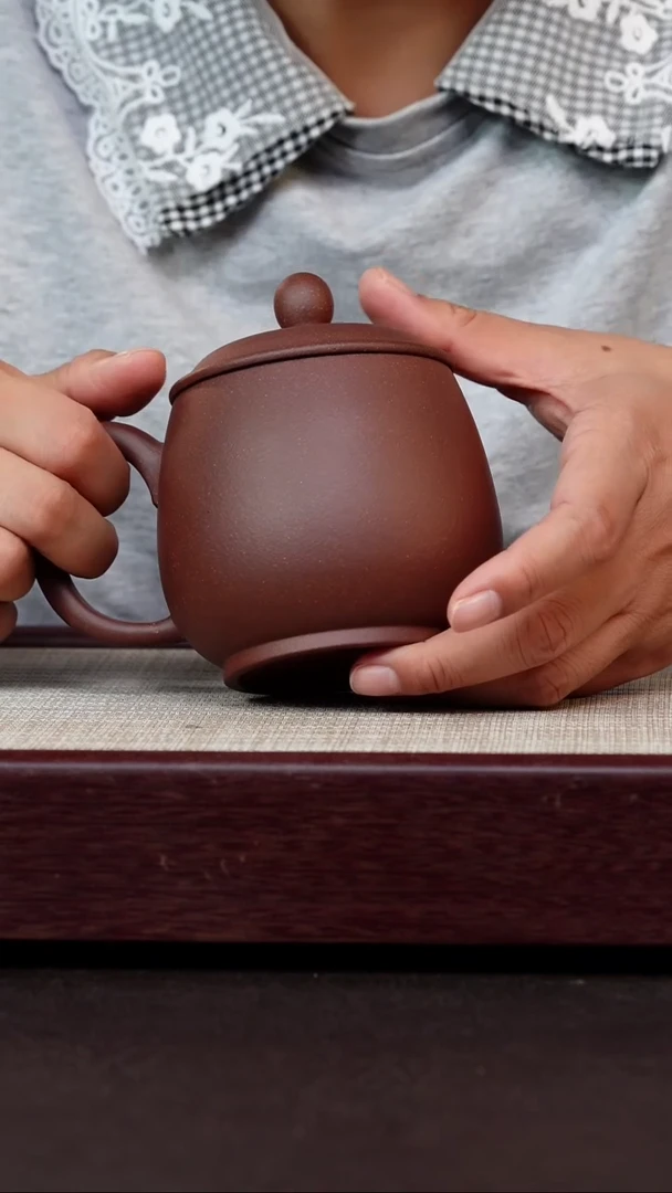 茶杯紫砂紫泥潘仕杯